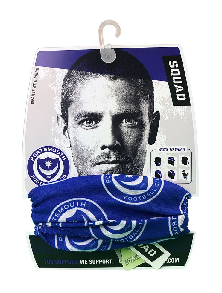 Portsmouth FC Online Store MULTI CREST SQUAD SCARF