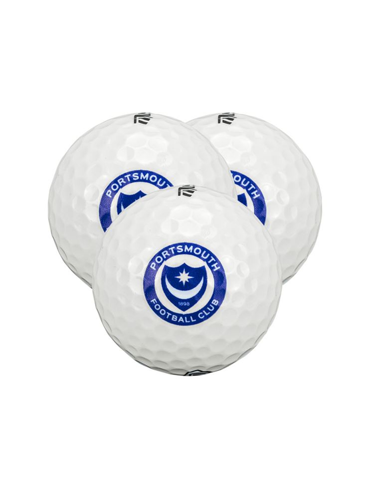 Portsmouth FC Online Store - GOLF BALL 3 PACK