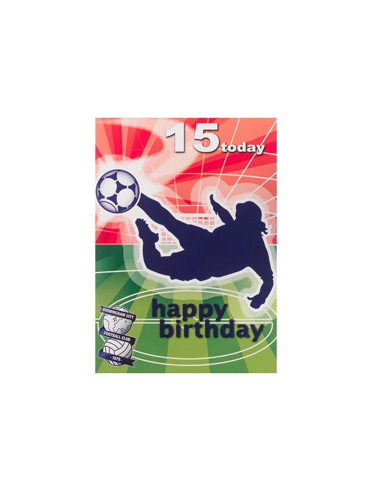 Birmingham City FC Online Store15TH BIRTHDAY CARD
