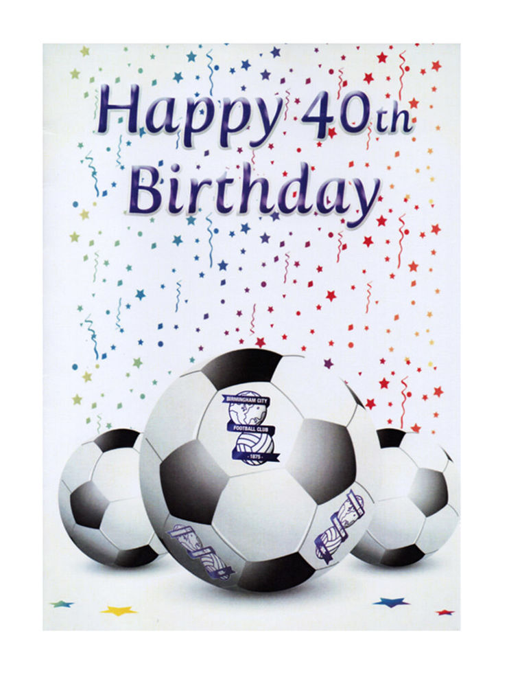 Birmingham City FC Online Store50TH BIRTHDAY CARD