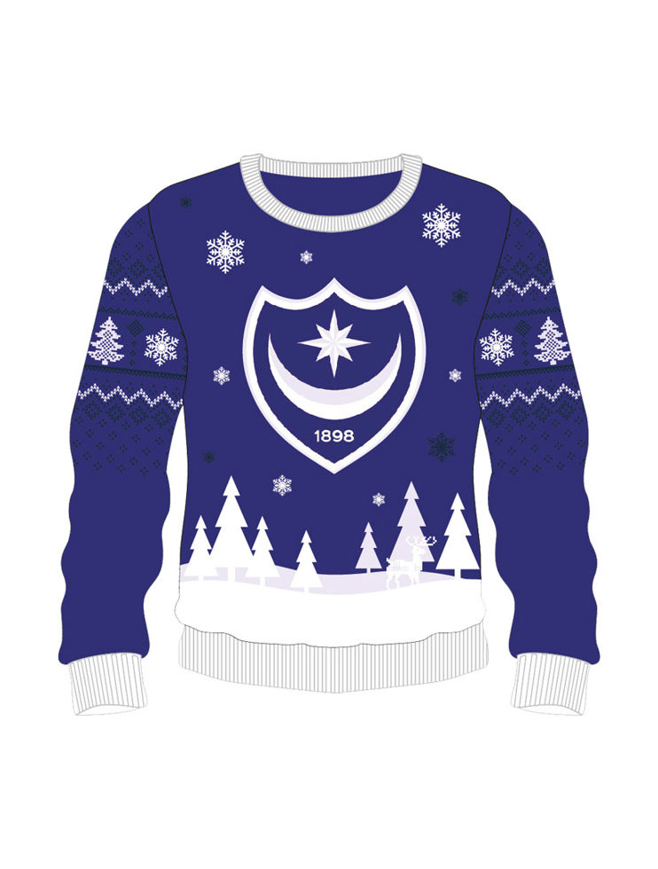 Portsmouth FC Online Store CHRISTMAS JUMPER