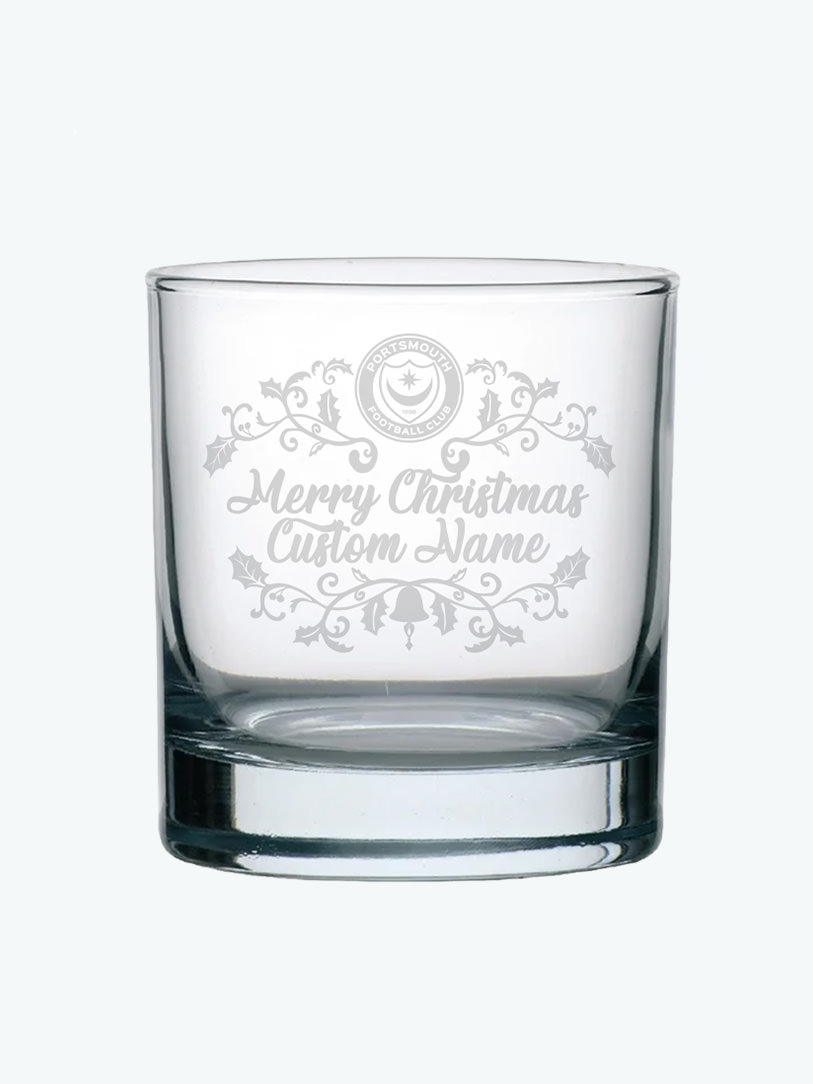 Picture of PERSONALISED XMAS WHISKY GLASS