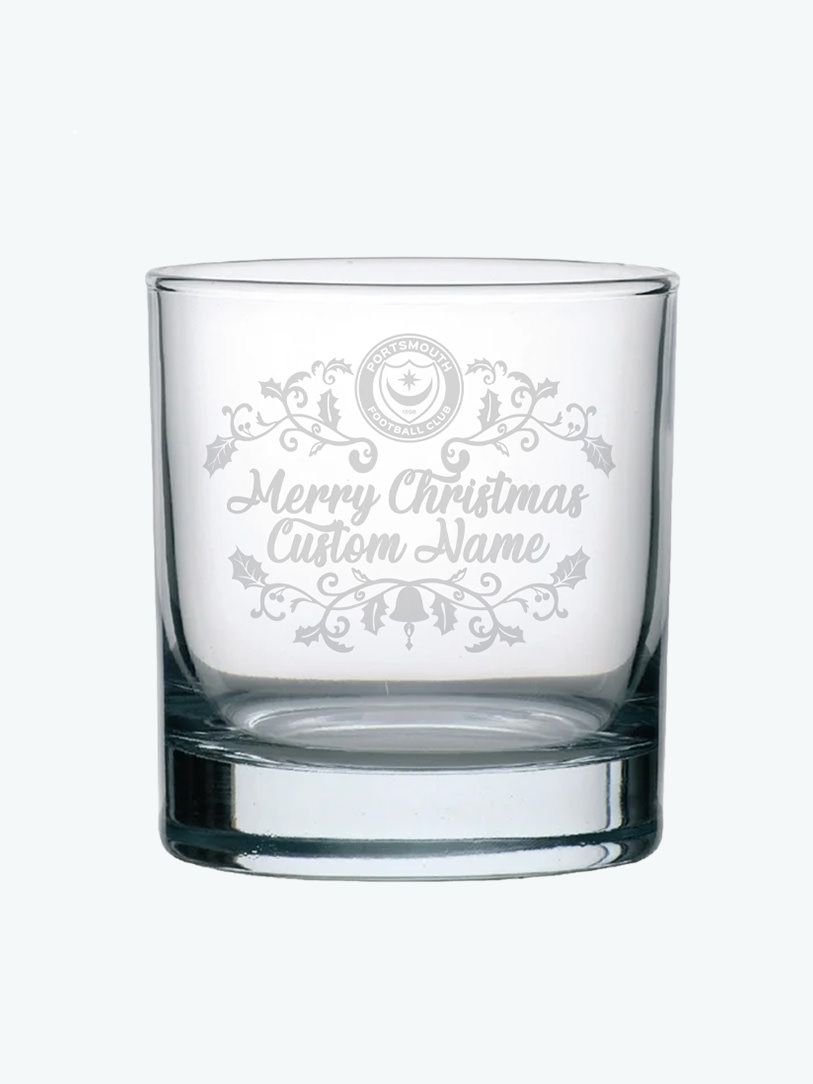 Picture of PERSONALISED XMAS WHISKY GLASS