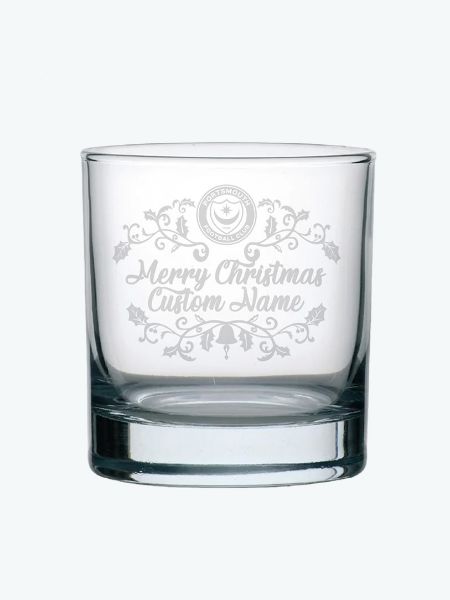 Picture of PERSONALISED XMAS WHISKY GLASS