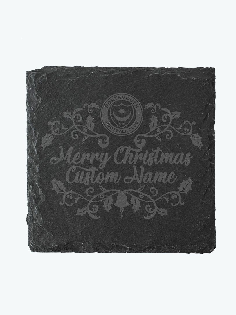Picture of PERSONALISED XMAS SLATE COASTER